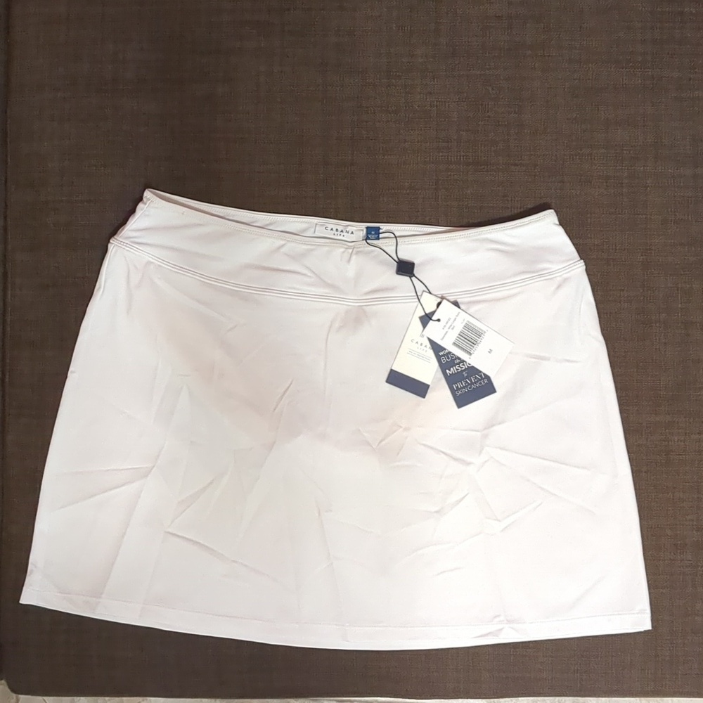 CABANA LIFE White Longer Swim Skirt UPF 50+UV protection - Essential - NEW - Picture 3 of 17